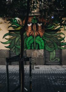 quartiere malsana a madrid in spagna