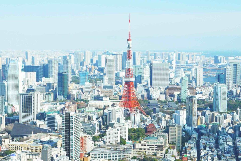 tokyo tower panorama